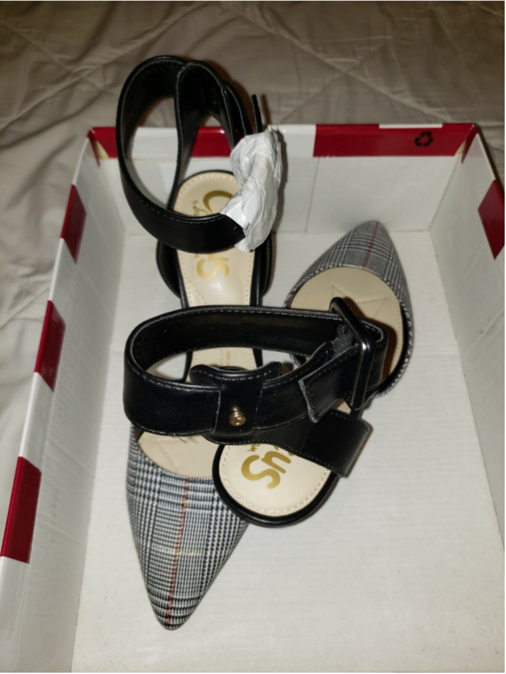 Circus by Sam Edelman Tabitha Women’s Herringbone Houndstooth Pump Sz 7.5